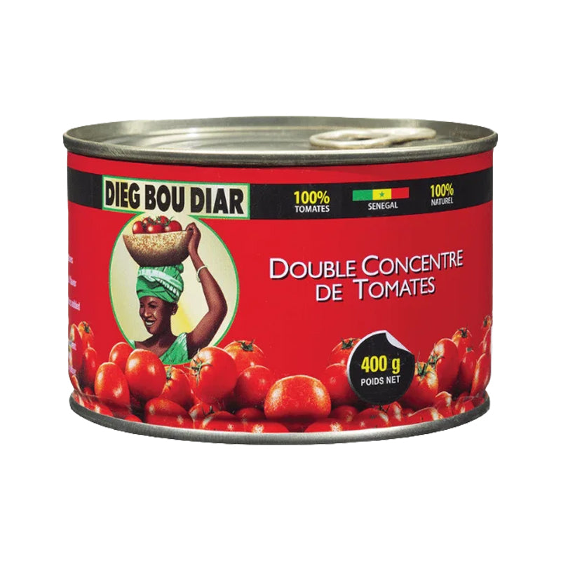 Double Concentré Tomate Dieg Bou Diar 400g x 12 – Concentré de Tomate Premium