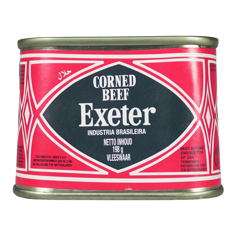 Exeter Corner Bœuf 198g x 24 – Corned Beef en Conserve