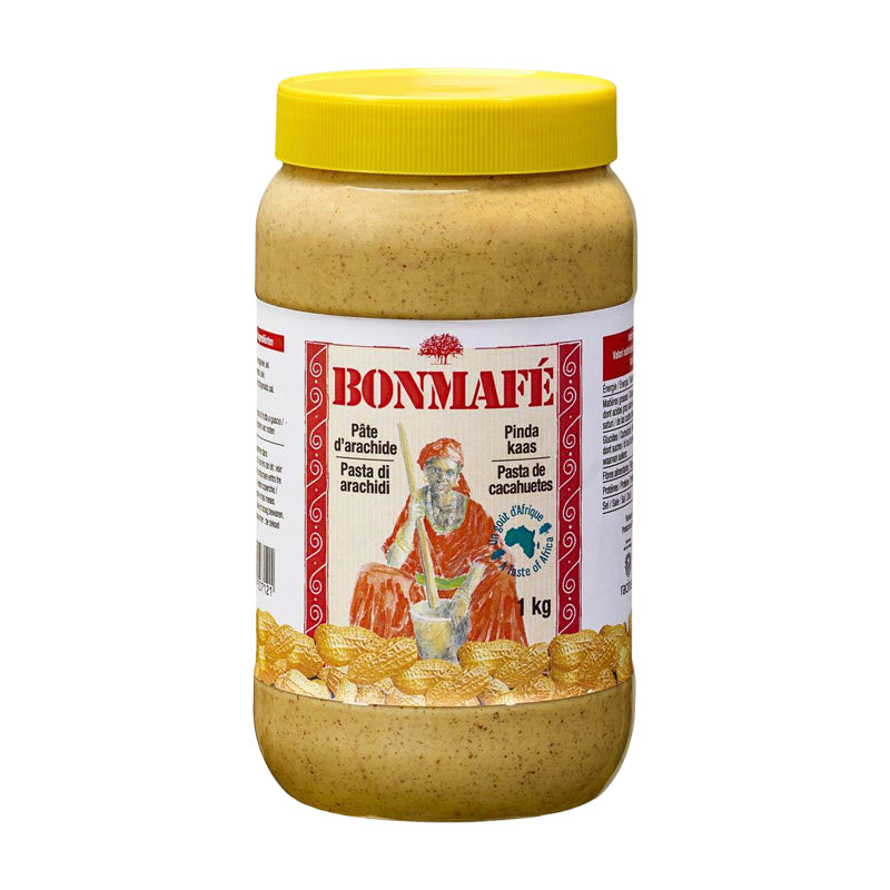 PATE ARACHIDE BONMAFE 1KG X6 – Pâte d’Arachide Bonmafé