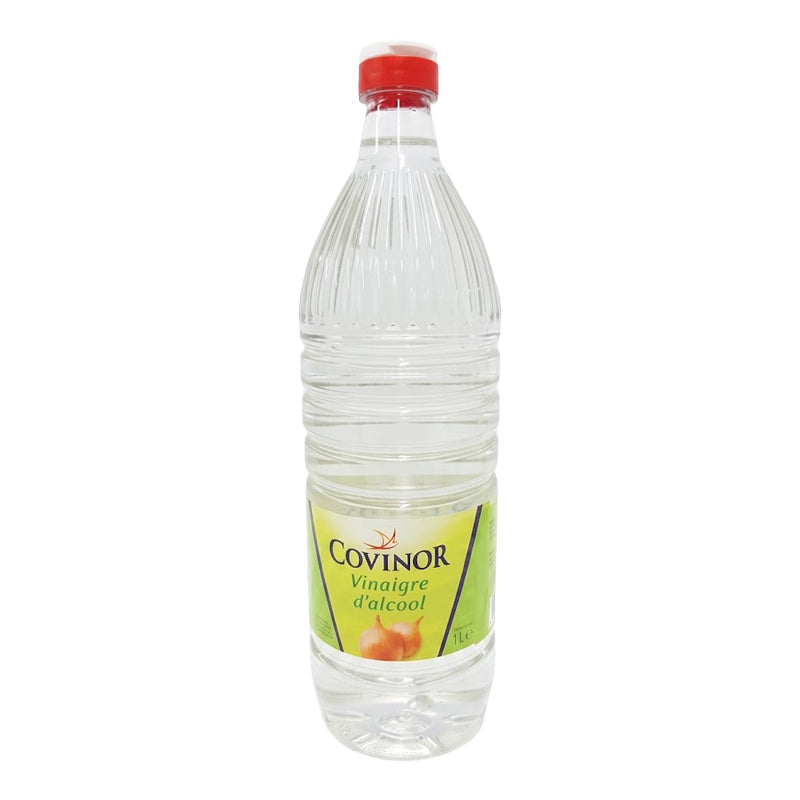 Vinaigre Blanc Covinor 1L (Carton de 12) – Vinaigre Blanc Grand Format pour Tous Usages