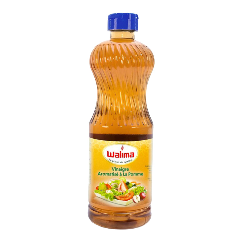 Vinaigre Pomme Walima 50cl (Carton de 12) – Vinaigre de Cidre au Goût Doux et Fruité