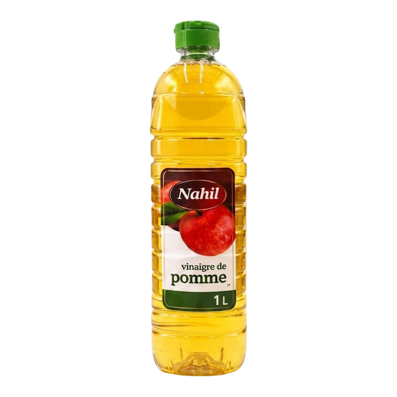Vinaigre Pomme Halal Nahil 1L (Carton de 12) – Vinaigre de Pomme Grand Format et Naturel