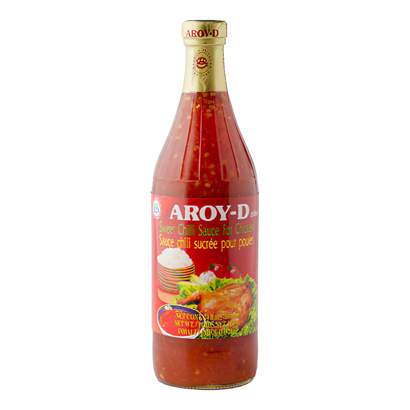Sweet Chilli Sauce Chicken 720ml Aroy-D (Carton de 12) – Sauce Thaïlandaise Douce et Épicée Grand Format