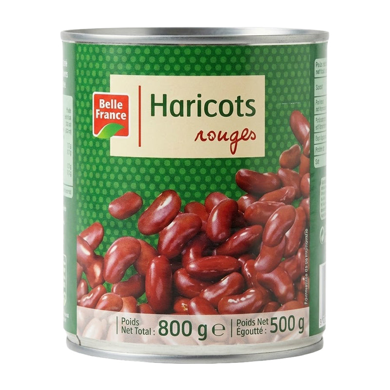 Haricots Rouges 800g x 12 – Format Économique pour Recettes Familiales