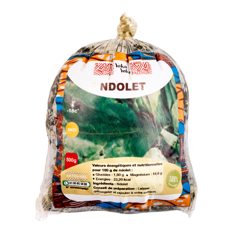 Ndolé Surgelé 500 g × 20 (10 kg) – Légume Africain Coupé Prêt à Cuire