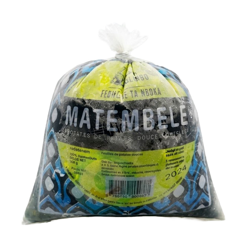Matembele (Feuilles de Manioc) Surgelées 300 g × 20 – Légume Africain Coupé