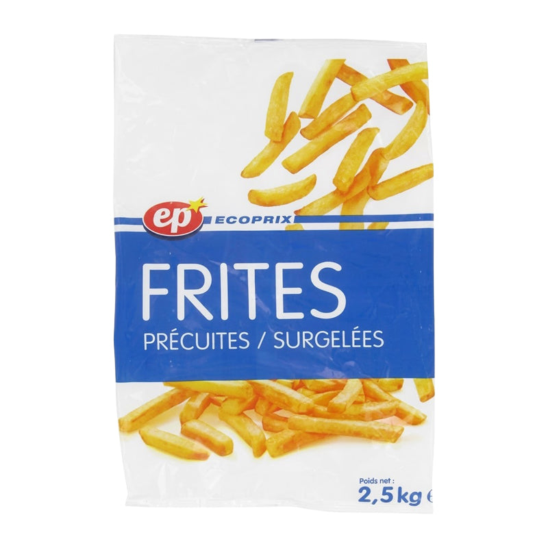 Frites Surgelées 2,5 kg × 4 EP (10 kg) – Conditionnement Professionnel