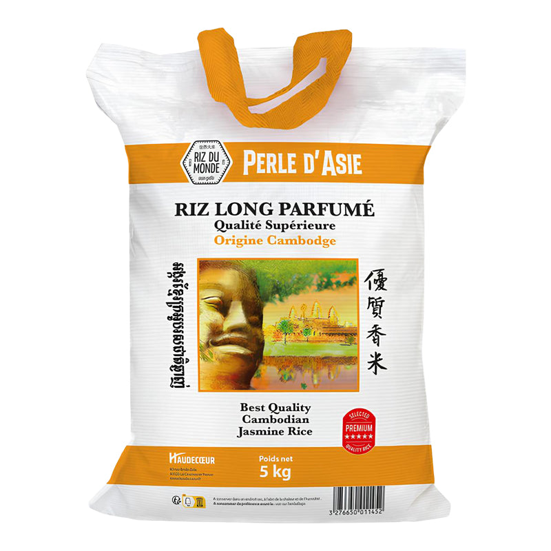 Riz Parfumé Perle d'Asie 5 kg | Riz Cambodgien