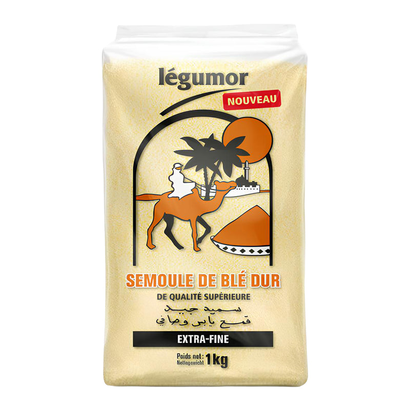 Semoule de Blé Légumor Extra Fine 1 kg | Qualité Supérieure