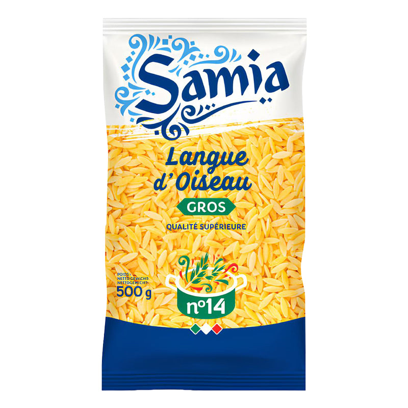 Samia Pasta N°14 Grande Langue d'Oiseau | Pâtes Alimentaires
