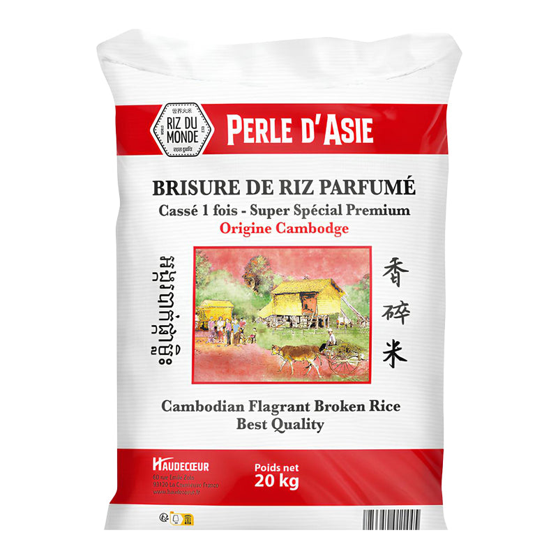 Brisure de Riz Cassé 1 Fois 20 kg | Riz du Cambodge