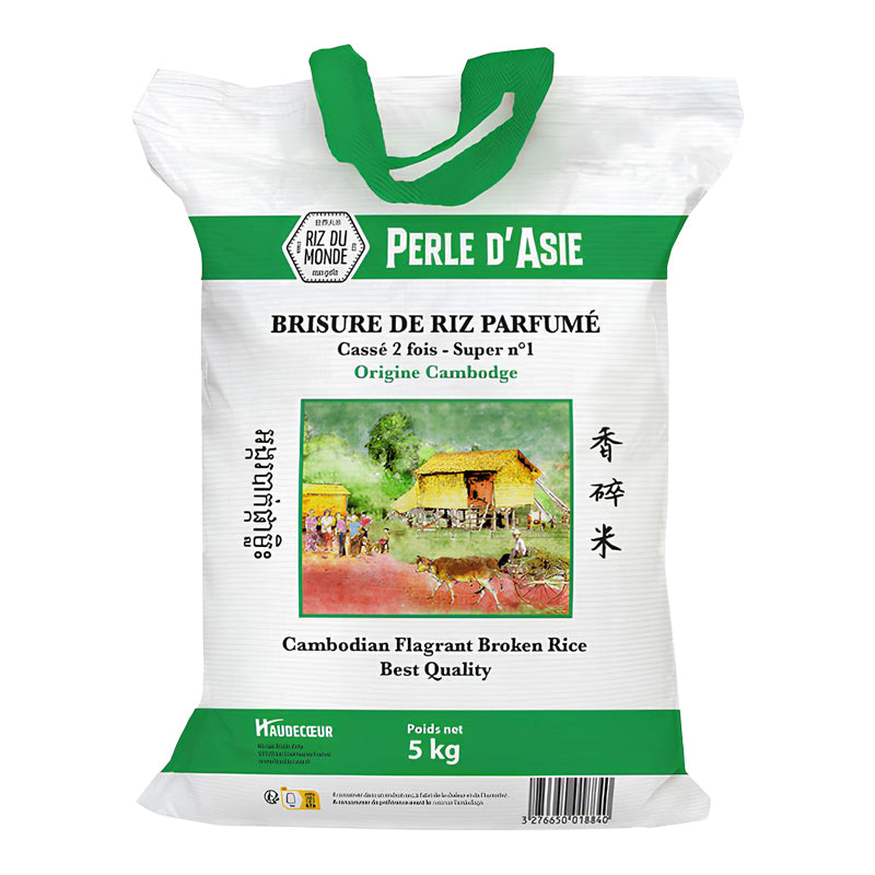 Brisure de Riz Cassé 2 Fois 5 kg | Riz du Cambodge