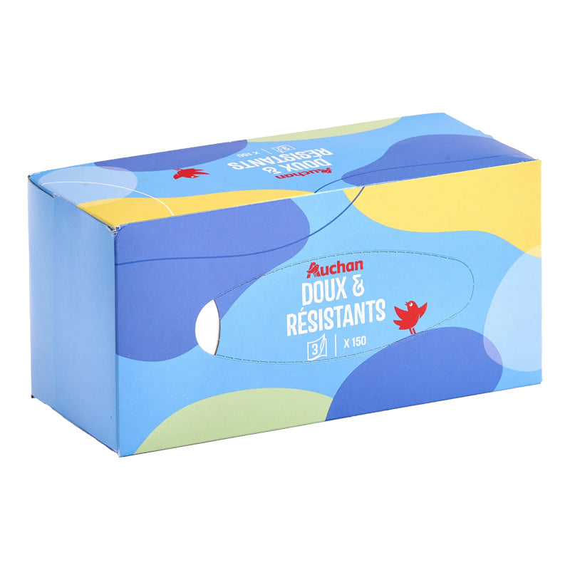 Mouchoirs Doux & Résistants Boîte x150 x21 | Mouchoirs Papier