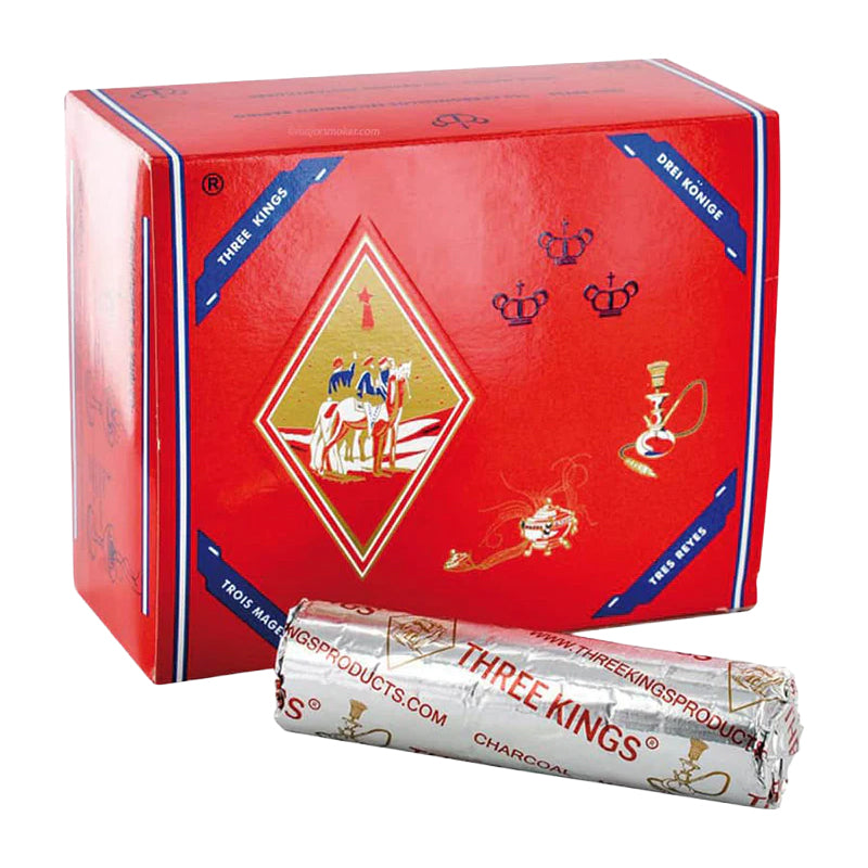 Charbon 3 Kings France x36 | Charbon pour Chicha
