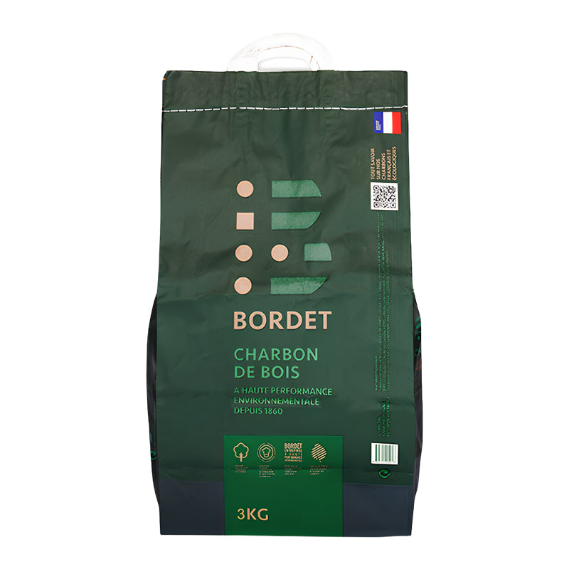 Charbon de Bois Bordet 3 kg | Charbon de Cuisson