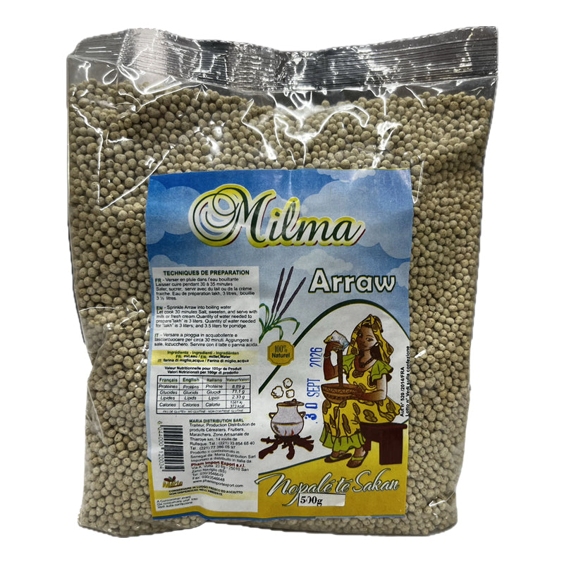 Arraw Africa One 500g (CT20) – Carton de 20 | Couscous de Mil