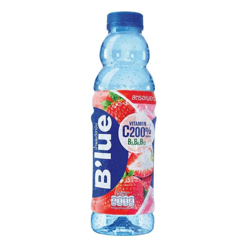 BLUE Fraise 500ml x 24 – Pack de 24 | Boisson Saveur Fraise