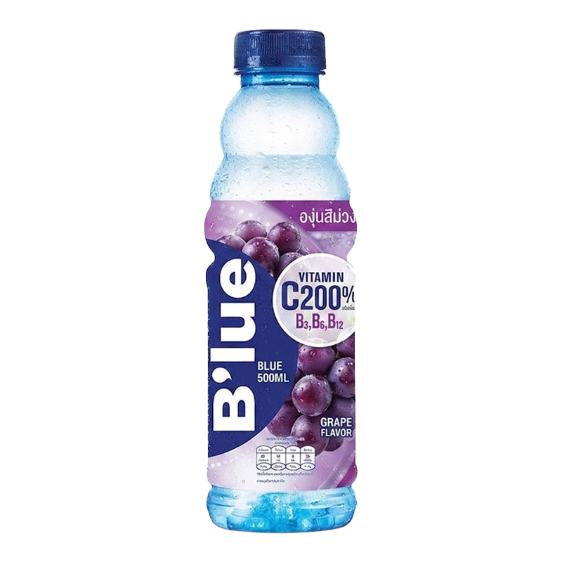 BLUE Raisin 500ml x 24 – Pack de 24 | Boisson Saveur Raisin