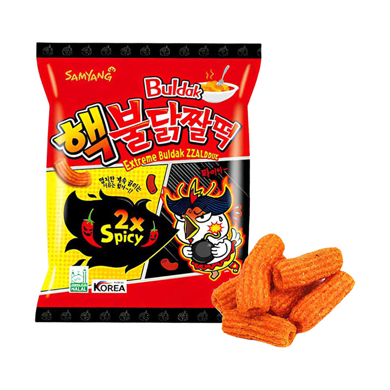 BULDAK Chips 2x Spicy 80g (CT24) – Carton de 24 | Chips Épicées