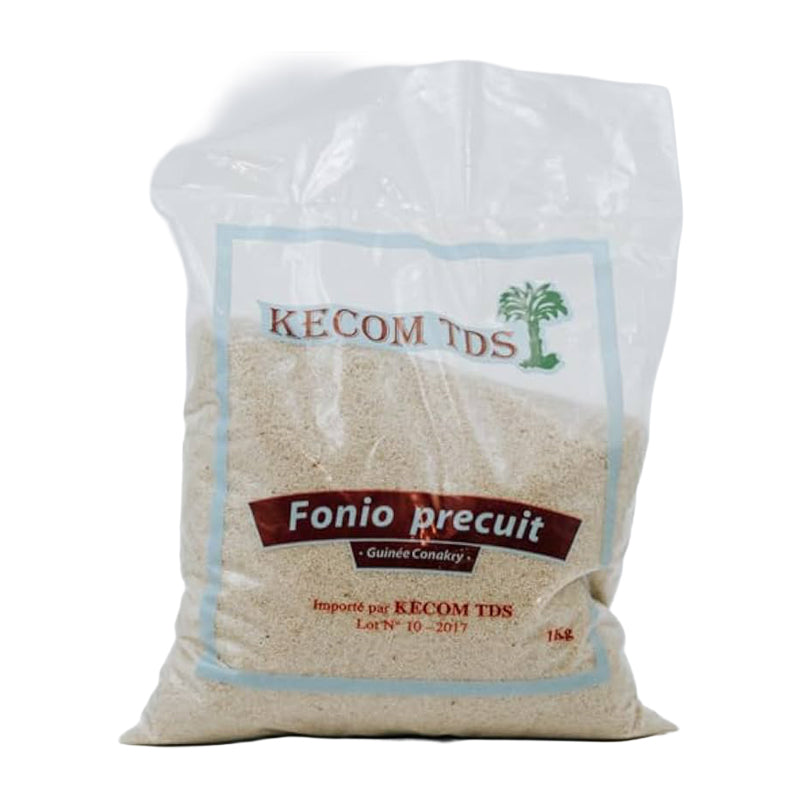 Fonio Mali KECOM TDS 1kg (CT12) – Carton de 12 | Fonio Décortiqué