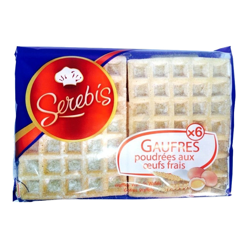 Gaufres Poudrées x6 – Pack de 6 | Gaufres Sucrées