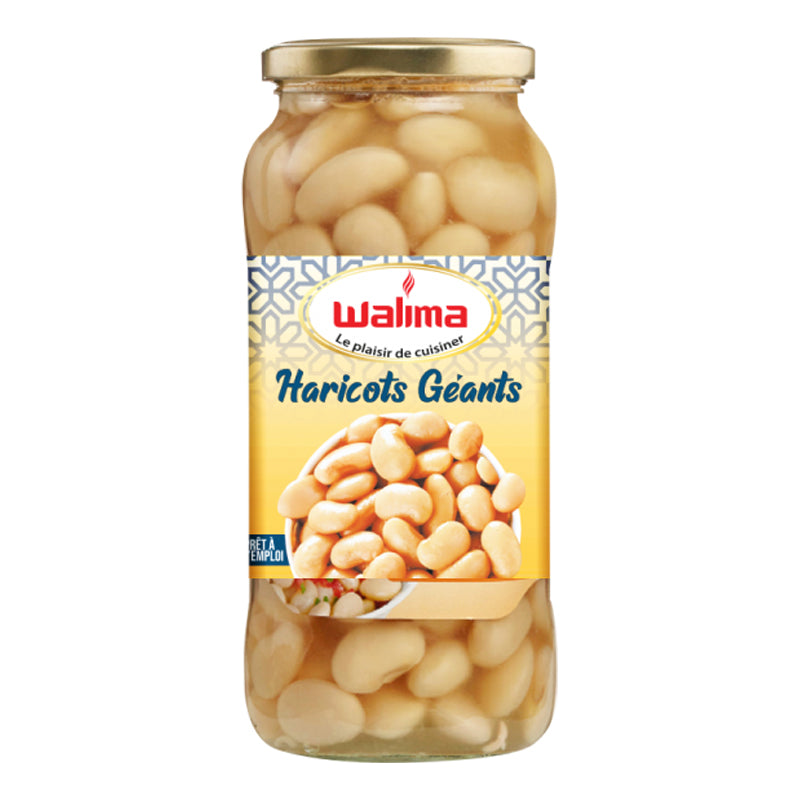 Haricots Blancs Soissons en Bocal 540ml x 12 – Carton de 12 | Haricots Blancs
