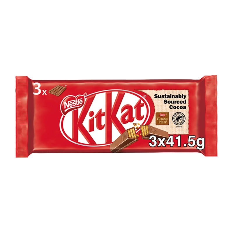 KitKat x3 (CT24) – Carton de 24 | Barres Chocolatées