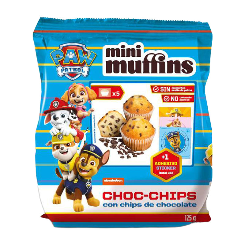 Mini Muffin Pat Patrouille 125g (CT20) – Carton de 20 | Mini Muffins