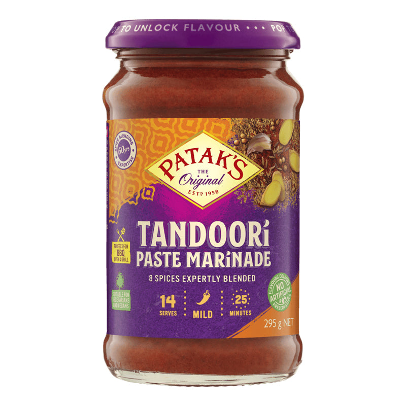 PATAK Pâte Tandoori 283g x 6 – Pack de 6 | Pâte d’Épices Indiennes