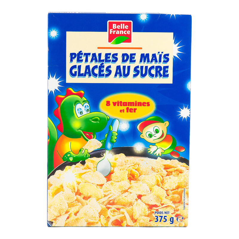 Pétales de Maïs Sucrés 375g BF (CT5) – Carton de 5 | Céréales Petit-Déjeuner