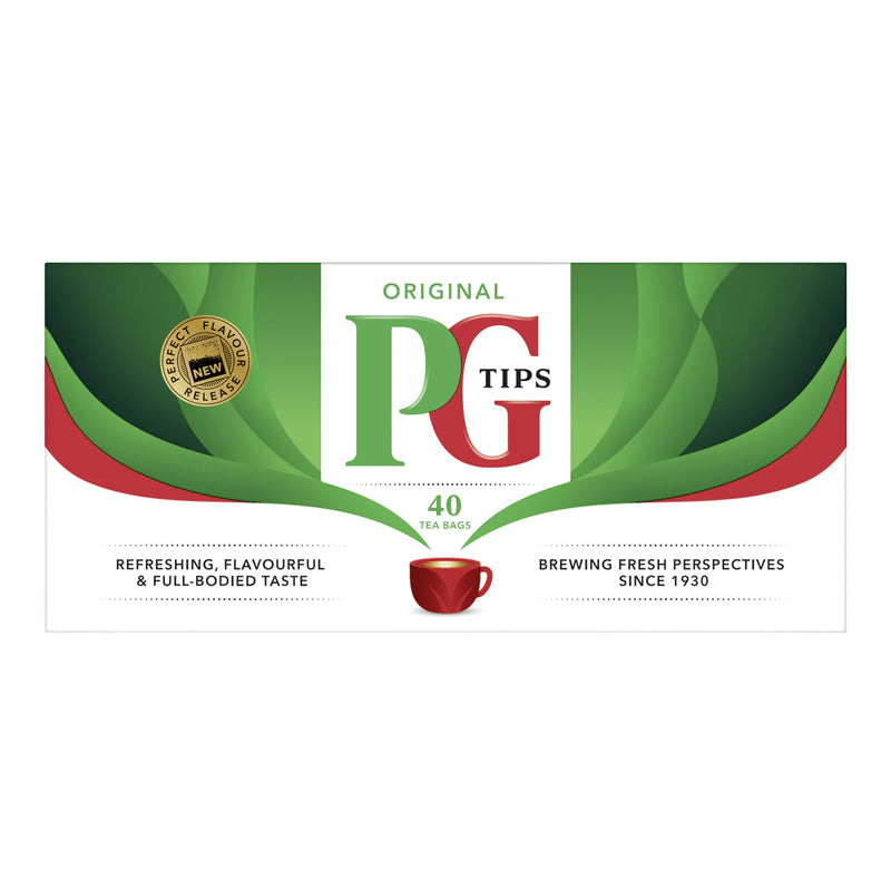 PG Tips Tea Bags 40 Sachets x 12 – Carton de 12 | Thé Noir