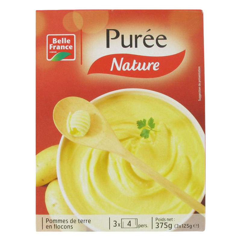 Purée Nature 375g x 12 BF – Carton de 12 | Purée de Pommes de Terre