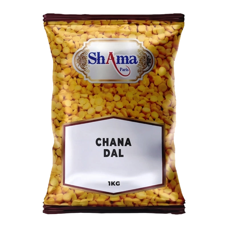 SHAMA Chana Dall 1kg (CT10) – Carton de 10 | Lentilles Chana Dal