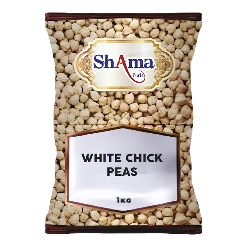 SHAMA Desi Kabuli Chana White Chick Peas 1kg – Pois Chiches Blancs