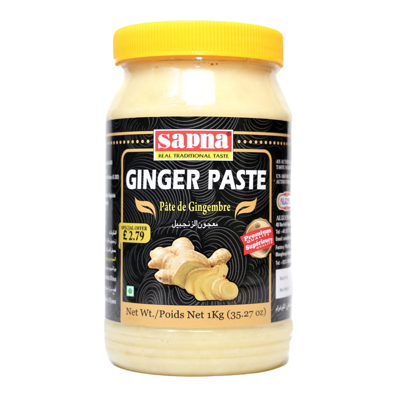 SULTAN Ginger Paste 1kg (CT6) – Carton de 6 | Pâte de Gingembre