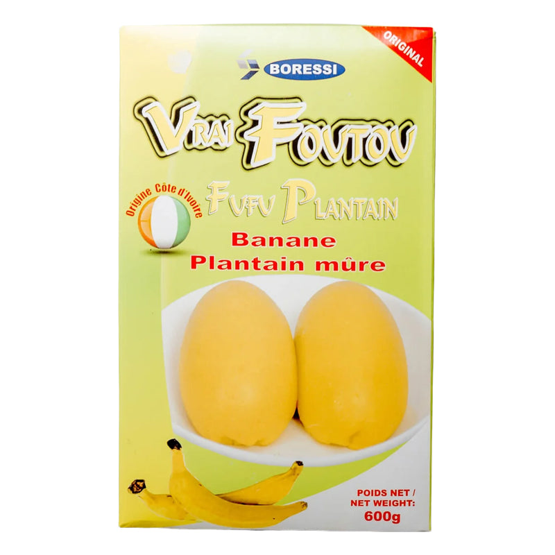 Vrai Foutou Fufu 600g x 18 – Carton de 18 | Farine de Fufu