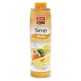 Belle France Peach Syrup 75 cl Pack of 6 – Natural Fruit Syrup