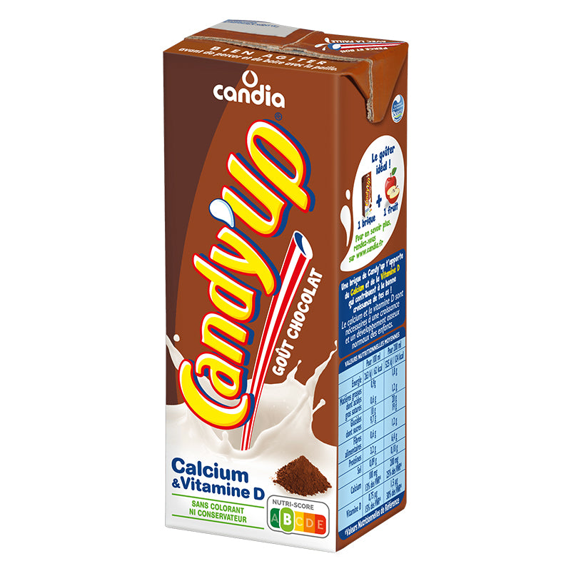 Candy Up Lait Chocolat 20 cl Pack de 24 – Boisson au Lait