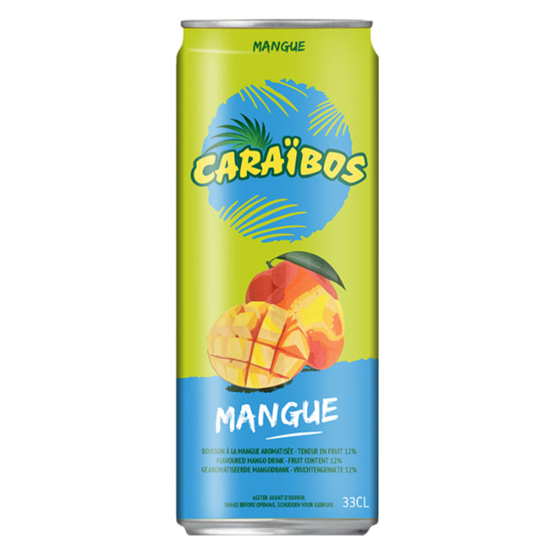 Caraibos Mangue 33 cl Pack de 24 – Boisson aux Fruits
