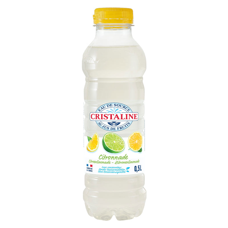 Cristaline Citronnade 50 cl Pack de 24 – Boisson Rafraîchissante