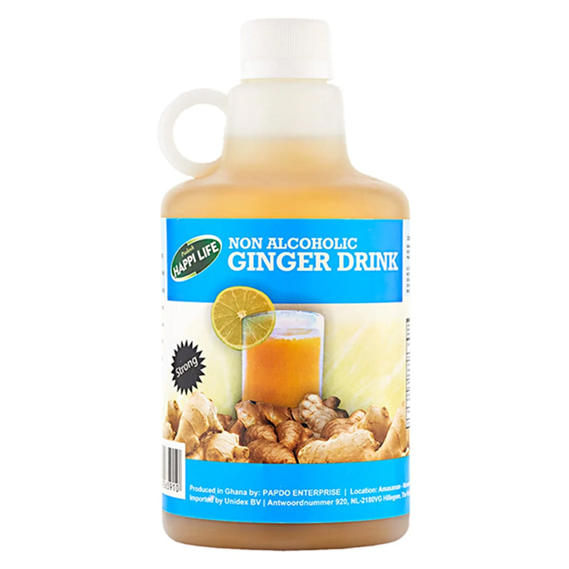 Ginger Drink Happy Life 1 L Pack de 12 – Boisson Gingembre Naturelle