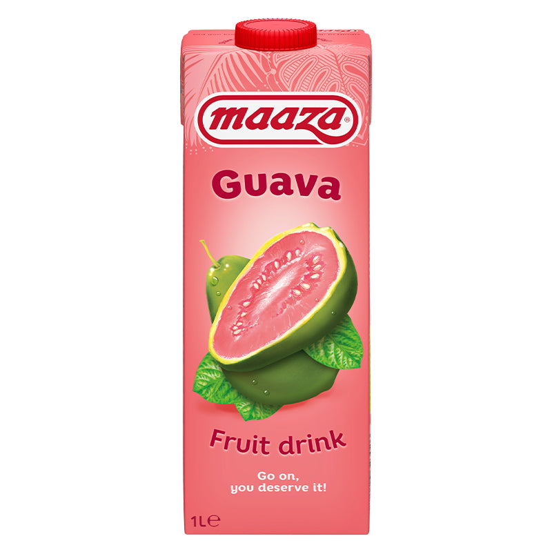 Maaza Goyave 1 L Pack de 12 Brik Tetra – Boisson aux Fruits