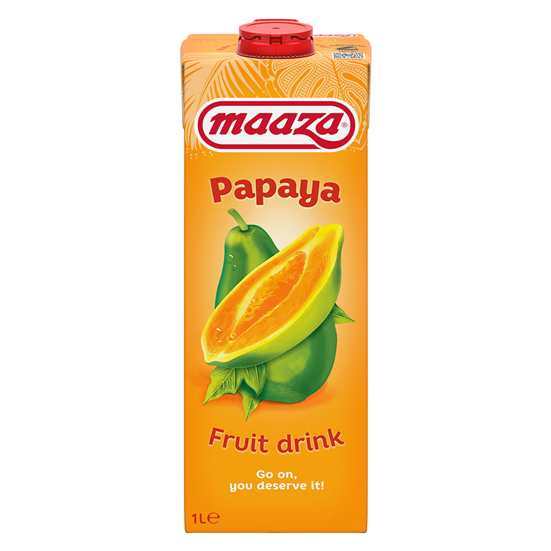 Maaza Paapya 1 L Pack de 12 Brik Tetra – Boisson aux Fruits