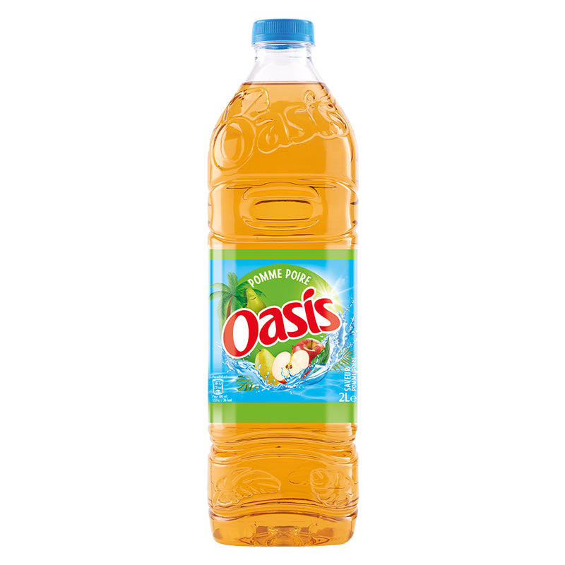 Oasis Pomme Poire 2 L Pack de 6 – Boisson aux Fruits