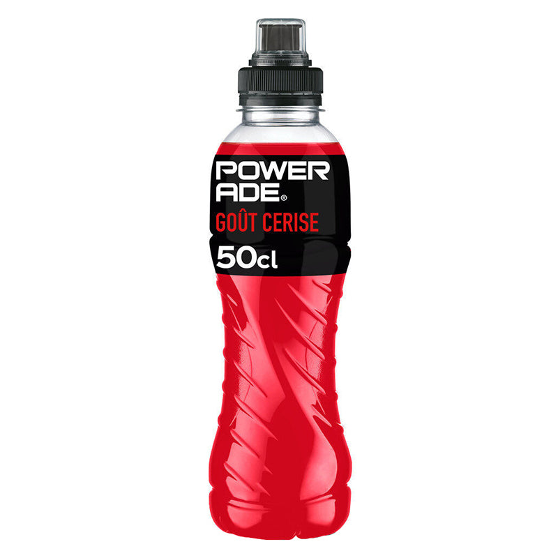 Powerade G. Cerise Red 50 cl Pack de 12 – Boisson Énergisante