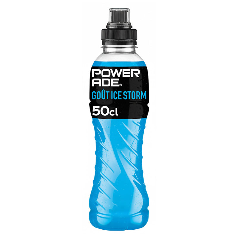 Powerade Ice Storm 50 cl Pack de 12 – Boisson Énergisante