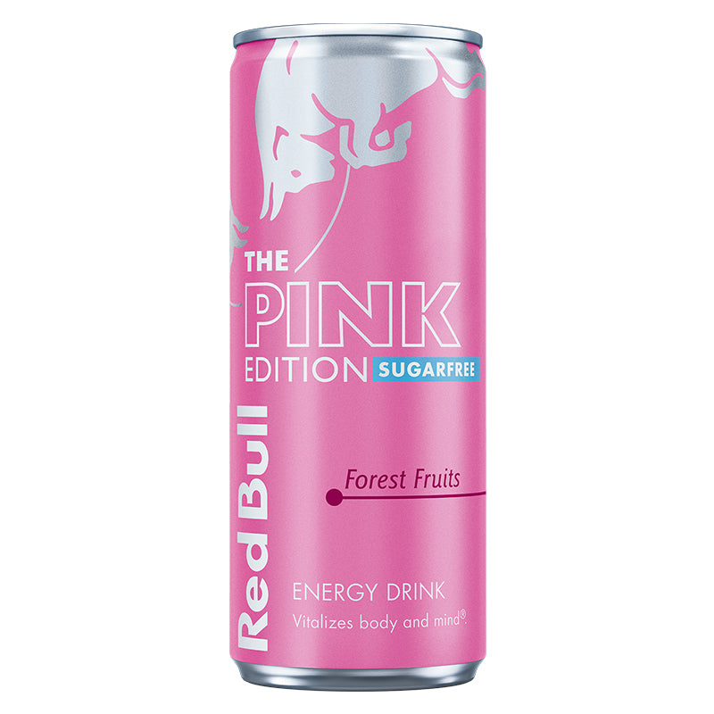 Red Bull Sugar Free Pink 25 cl Pack de 24 – Boisson Énergisante