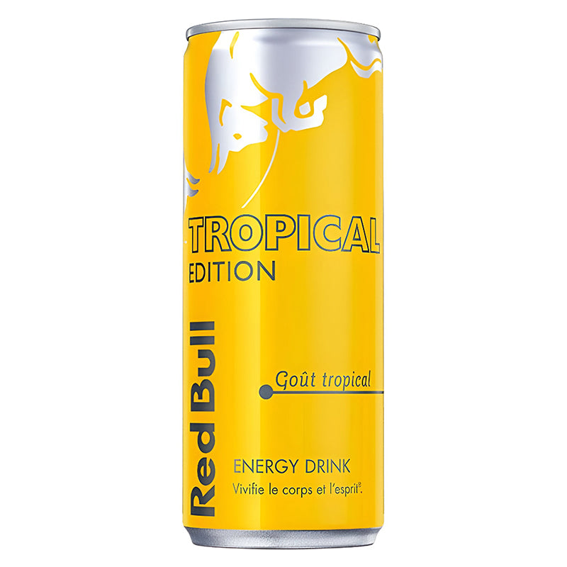 Red Bull Tropical 25 cl Pack de 24 – Boisson Énergisante