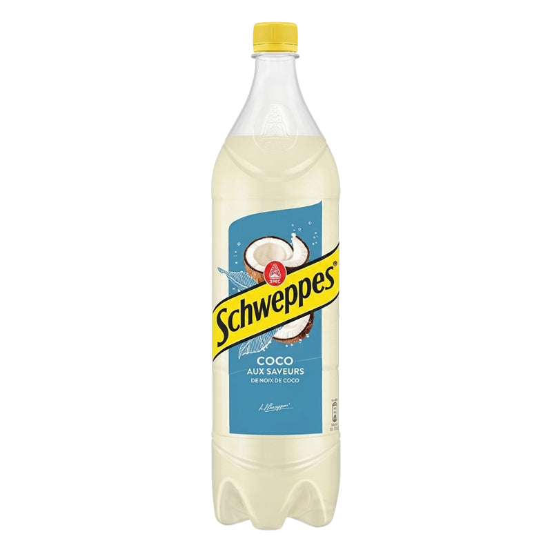 Schweppes Coco 1,5 L Pack de 6 – Boisson Rafraîchissante