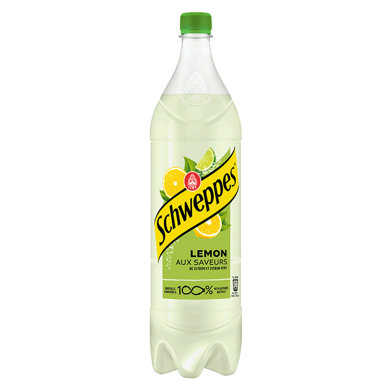 Schweppes Lemon 1,5 L Pack de 6 – Boisson Rafraîchissante